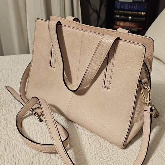 Kate Spade New York Pale Pink Leather Handle Bag/Crossbody Bag - Picture 9 of 15